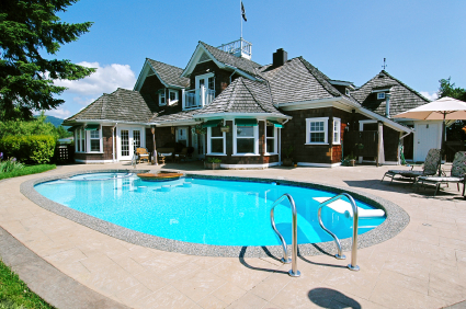 rounded pool